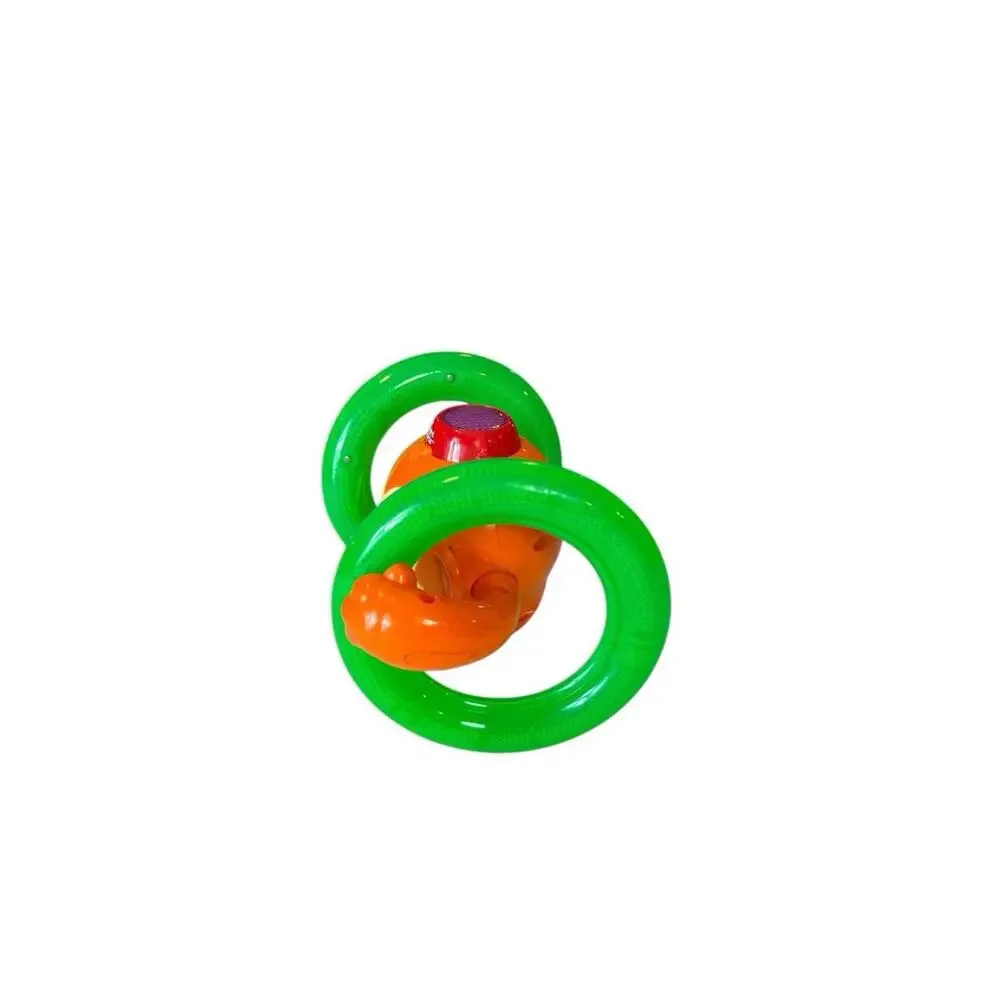 Bright Starts Roll & Glow Monkey Baby Toddler Toy w/ Lights‎ & Melodies Green